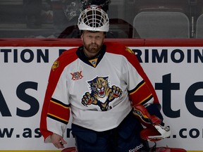 The Leafs might face Florida goalie Tim Thomas (pictured) tonight ... or their foe could be Scott Clemmensen. (MARTIN CHEVALIER/QMI Agency files)