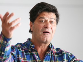 Gino Donato/The Sudbury Star  
Unifor national president Jerry Dias speaks in Sudbury at a Rights at Work leadership meeting on Wednesday afternoon.