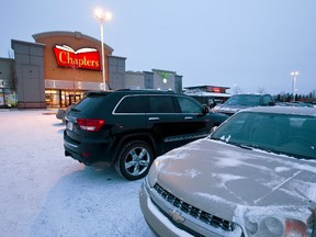The Chapters store at 170th Street and 99 Avenue is seen in Edmonton, Alta., on Wednesday, Jan. 29, 2014. On Jan. 28, 2014, a Toyota Venza was stolen from the parking lot during a brazen evening car jacking, according to Edmonton Police. Ian Kucerak/Edmonton Sun/QMI Agency