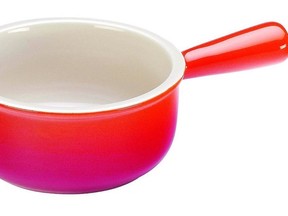 French Onion Soup Bowl, $30, Le Creuset