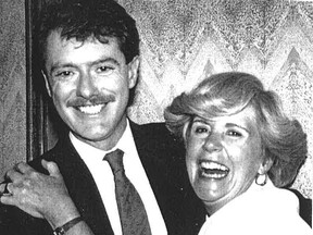 Longtime Liberal campaigner and candidate Joan Link, pictured here with Mike Bradley in 1987, is being remembered for her passion for politics. She died at the age of 80 Wednesday. (Submitted photo)