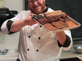 Chef Terrance Tew in the kitchen. He was a contestant Thursday on Food Network Canada's Chopped Canada. Contributed/Paul Chapman photo