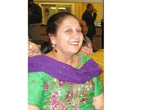 Jagtar Kaur Gill, 43, was found slain in her family home in South Ottawa on Wednesday, Jan. 29, 2014. (Submitted image)