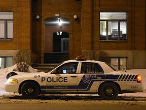 A Montreal police cruiser is seen on Notre-Dame Ouest .
(PASCAL GIRARD/QMI AGENCY FILE PHOTO)
