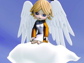 angel on cloud