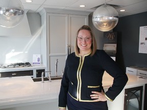 William Standen Co. co-founder Cassandra Nordell-McLean is heading to Las Vegas as one of the National Kitchen and Bath Association's top 30 under 30. The 29-year-old Sarnia woman started the design and custom cabinetry business with husband Patrick MacLean in 2009. (TYLER KULA, The Observer)