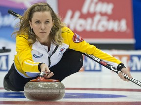 Chelsey Carey evened her record at 1-1 at the Scotties on Sunday. (QMI AGENCY)