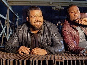 Ice Cube and Kevin Hart in "Ride Along." (SCREENSHOT)