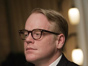 Actor Philip Seymour Hoffman portrays author Truman Capote in the drama film "Capote" from United Artists in this undated publicity photograph. (Handout)