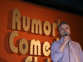 Local comedian Ben Walker hosts at Rumor's Comedy Club in Winnipeg, Manitoba, Canada, Feb. 1, 2013. Walker is one of the faces of a burgeoning, but often unknown, comedy scene in Winnipeg. (KRISTIN ANNABLE/WINNIPEG SUN/QMI AGENCY)
