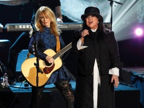 Nancy and Ann Wilson of Heart. The sisters have reunited for a cross Canada tour with special guest Jason Bonham. They'll be in Ottawa at the Canadian Tire Centre on June 18, 2014. (File photo)