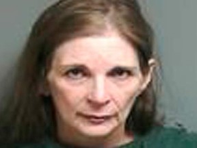 Donna Scrivo, 59, is seen in an undated police booking photo released by the Macomb County Sheriff's Office in St Clair Shores, Michigan.

REUTERS/Macomb County Sheriff's Department