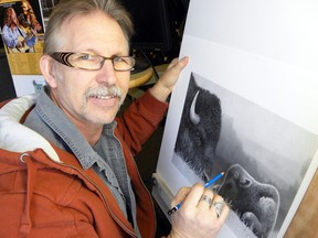 The work of Quinte West artist Doug Comeau will be featured on a new series of silver coins released Tuesday by the Royal Canadian Mint. The coins depict the Canadian Bison, drawn by Comeau.