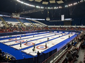 A flu bug has ripped through the Scotties Tournament of Hearts at the Maurice-Richard Arena in Montreal. (JOEL LEMAY/QMI Agency)