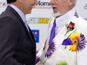 Doug Gilmour and Don Cherry (Dave Abel/Toronto Sun)