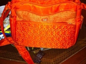 A woman is offering a thief $100 after someone broke into her car and stole this purse. (Photo from Kijiji)