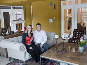 Terry Dietz and Jill Miller have discovered the home of their dreams in St. Thomas. (DEREK RUTTAN, The London Free Press)