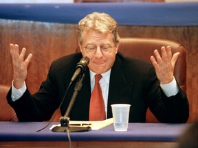 Talk show host Jerry Springer was in office before show business - he was Democratic mayor of Cincinnati, Ohio, before creating The Jerry Springer Show. (Scott Olson/REUTERS)