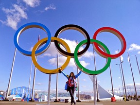 Sochi olympic rings