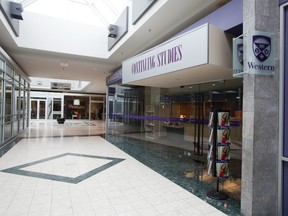 Western University?s continuing studies program, now housed at Citi Plaza, may move to a different site when expanded. Western wants to double the program?s size. (DEREK RUTTAN, The London Free Press)