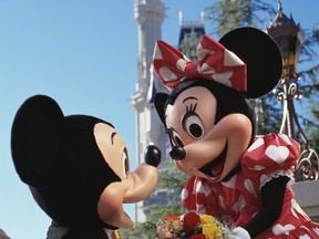 Walt Disney’s world is filled with famous romantic couples like Mickey and Minnie. PHOTO COURTESY WALT DISNEY WORLD RESORT