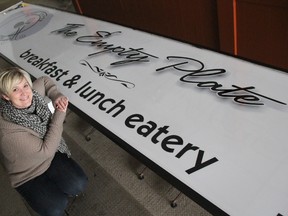 Empty Plate restaurant owner Maureen VanderVeer has been busy prepping her new space at 1143 Confederation St. She's planning to open The Empty Plate, a new Sarnia restaurant, Feb. 14. TYLER KULA/ THE OBSERVER/ QMI AGENCY