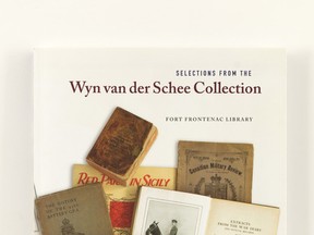 Retired Lt.-Col. Wyn van der Schee's extensive book collection is housed at the Fort Frontenac Library.