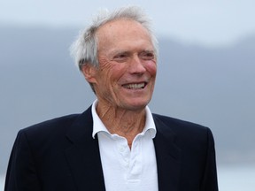 Actor Clint Eastwood attends the trophy ceremony for the Pebble Beach National Pro-Am in Pebble Beach, California, February 12, 2012. (REUTERS/Robert Galbraith)
