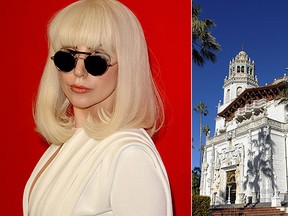 Lady Gaga and California's Hearst Castle. (AFP/Fotolia)