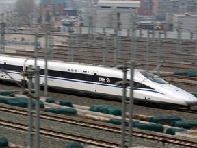 Does Alberta need a high-speed rail link, like other countries, including China, have? Ricky Leong says we should take things slow. REUTERS/Jason Lee