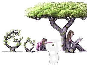 Xusheng "Sam" Yu's, doodle "Electric Trees" was selected as one of 25 regional finalists for the Doodle for Google contest. Yu is a grade 10 student at St. Francis Xavier Catholic High School in Edmonton.