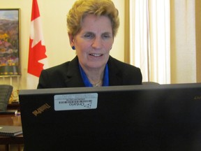 Premier Kathleen Wynne answers questions during an AMA on Reddit Tuesday February 11, 2014. (Antonella Artuso/Toronto Sun)