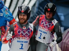 Canada's Tristan Walker (L) and Justin Snith. (Reuters)