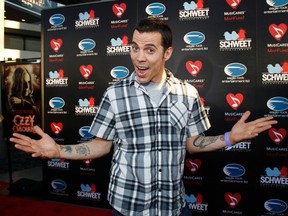 Steve-O poses at a private preview of the documentary "God Bless Ozzy Osbourne" at the Arclight Cinerama Dome in Hollywood, California August 22, 2011.  REUTERS/Mario Anzuoni