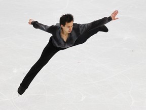 Patrick Chan (Toronto)
Figure skating, men's singles (after short program)
Sits second. (REUTERS/Issei Kato)