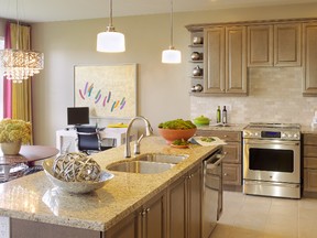Ceaserstone and granite remain the two most popular countertop choices. In general, people are gravitating towards thicker counters with more decorative backsplashes.