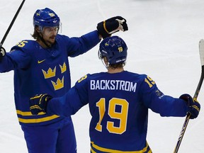 Erik Karlsson and the Swedes are in action Feb. 13 at the Olympics (Reuters)