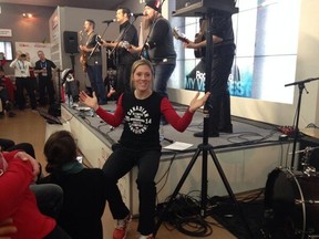 Meghan Agosta shows Olympic fans what life is like at the Games. (Twitter)