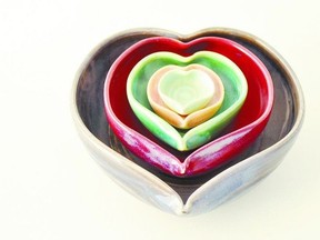 Heart Nesting Bowls (Special to QMI Agency)