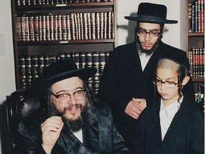Rabbi Shlomo Helbrans (left), founder of Lev Tahor. (L'INFORMATION DU NORD/QMI AGENCY)