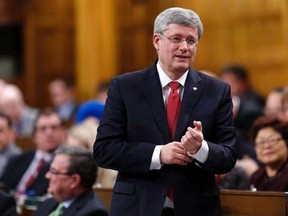 Canada's Prime Minister Stephen Harper.

REUTERS/Chris Wattie
