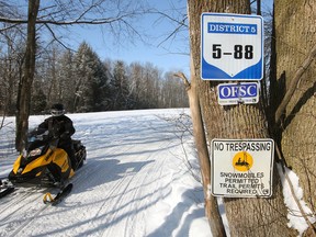 Information on snowmobile trail conditions is listed at www.ofsc.on.ca. JEFF TRIBE/POSTMEDIA NETWORK file photo