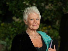 Dame Judi Dench arrives at the BAFTAs after-party in London on February 16, 2014. (Daniel Deme/WENN.COM)