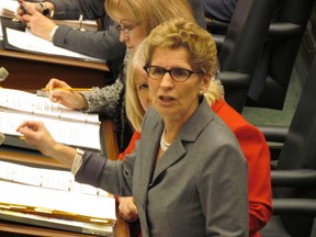 Premier Kathleen Wynne in the legislature Tuesday, Feb. 18, 2014. (Antonella Artuso/Toronto Sun)