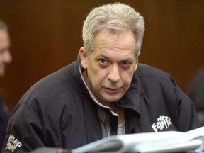 Robert Vineberg stares at a camera during his arraignment in court in New York February 5, 2014. (REUTERS/Steven Hirsch/Pool)