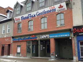 Suspended Senator Patrick Brazeau has a new job -- as a manager at the BareFax Gentlemen's Club in downtown Ottawa. (TONY CALDWELL Ottawa Sun)