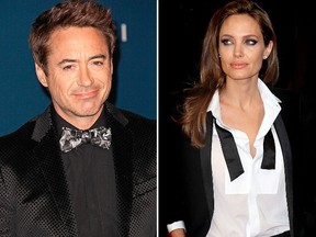 Angelina Jolie and Robert Downey Jr. (WENN.COM)