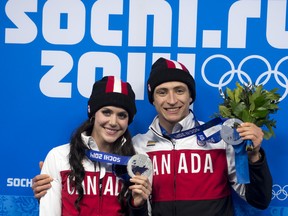 Canadian dance skaters Tessa Virtue and Scott Moir.