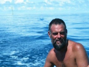 John Hancock during his year studying the Chagos Archipelago as part of a conservation effort. Photos courtesy of Kathleen Hancock.