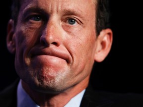 Lance Armstrong takes part in a special session regarding cancer in the developing world during the Clinton Global Initiative in New York in this file photo taken September 22, 2010.  (REUTERS/Lucas Jackson/Files)